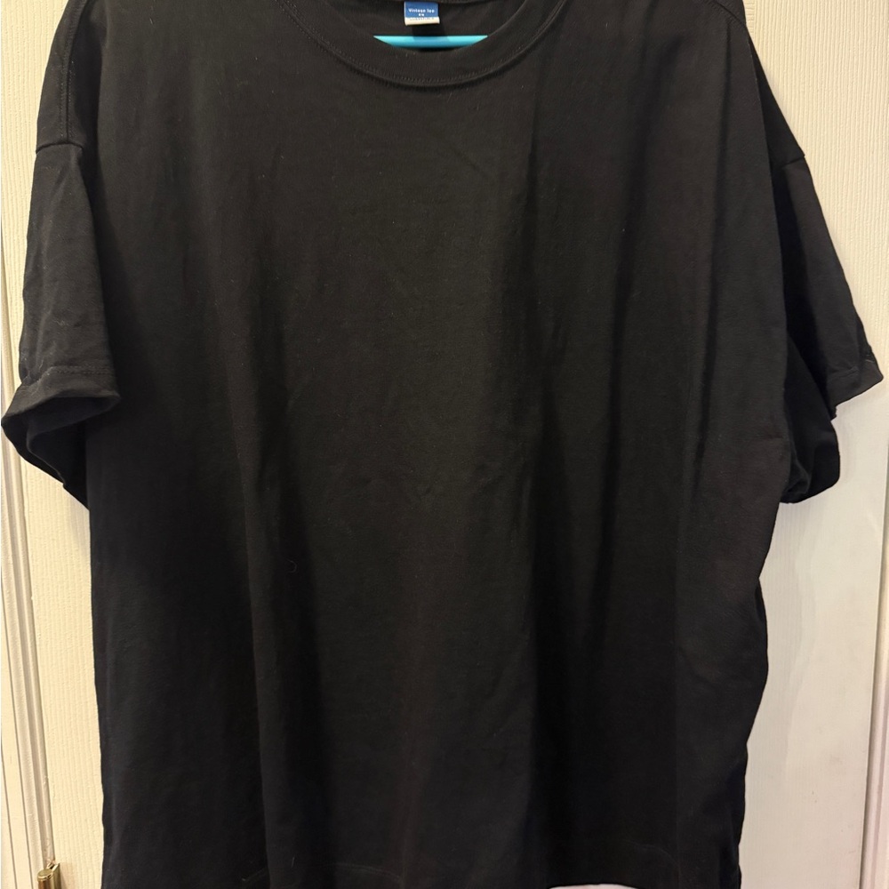 Vintage Black Short Sleeve Men's Tee